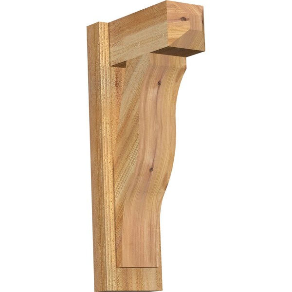 Ekena Millwork Funston Craftsman Rough Sawn Outlooker, Western Red Cedar, 6"W x 12"D x 24"H OUT06X12X24FST04RWR - main